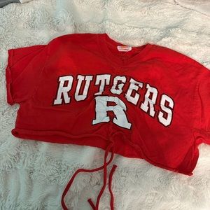 Rutgers Scrunch top